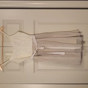 American Eagle Cream Lace and Natural Gauze Sundress Size 0 Womens / Juniors